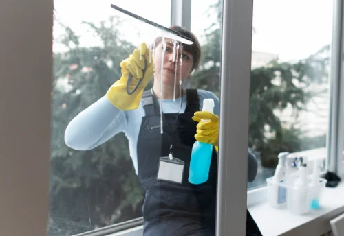 Nettoyage de vitres intérieures et extérieures à Rivel